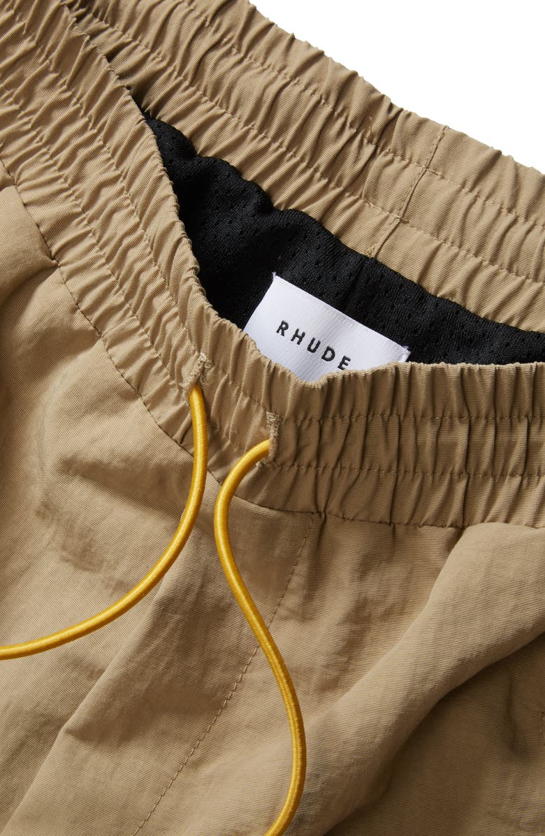 Rhude Logo Swim Trunks, Alternate, color,