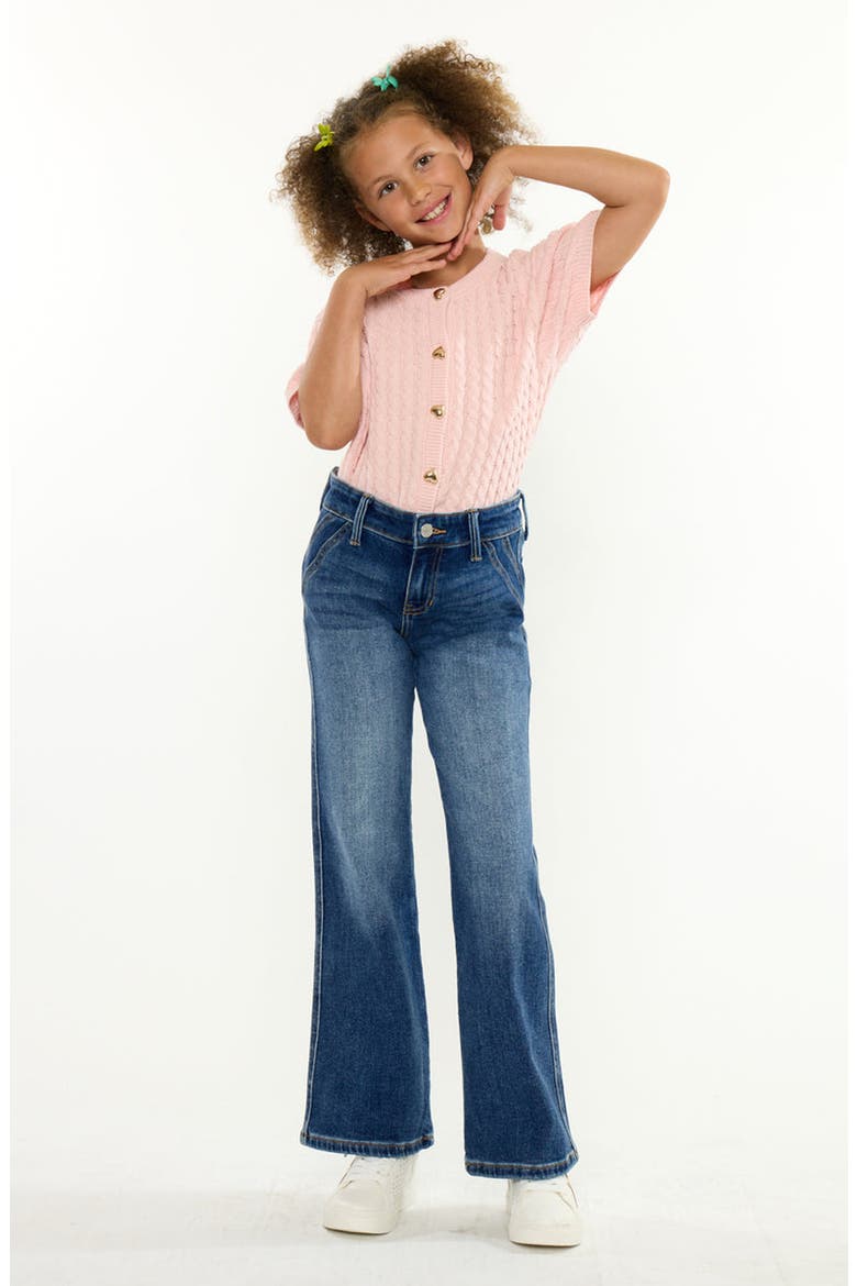 Kayleen Mid Rise Wide Flare Jeans, Alternate, color, Medium Wash