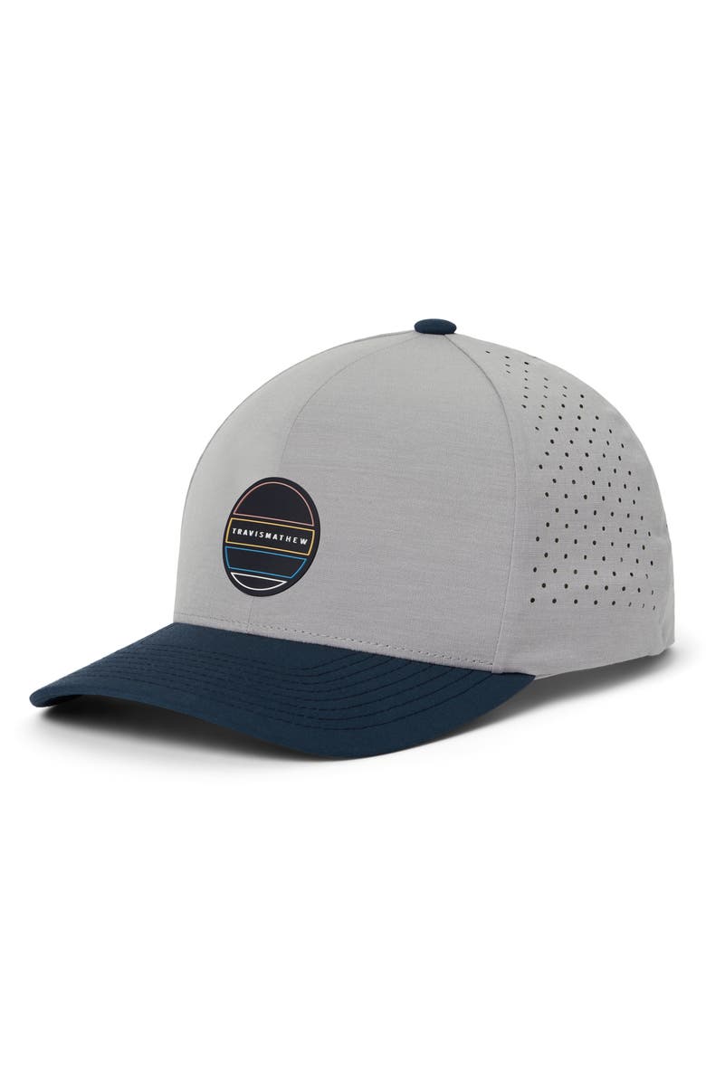 TravisMathew Epic Quest Snapback Baseball Cap, Main, color, Heather Grey