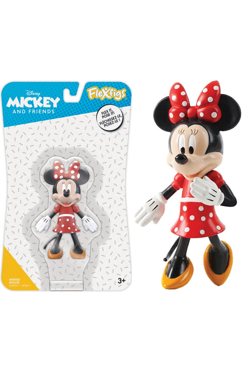 FleXfigs Mickey & Minnie 2 Character Pack Articulated Action Figures,3+, Alternate, color, 