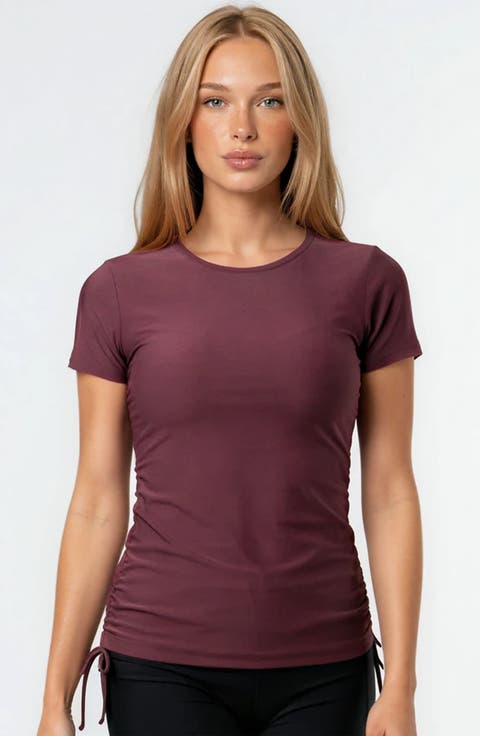 Short Sleeve Adele Swim Top