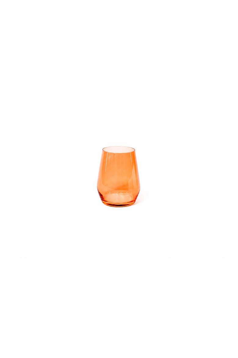 Stemless Wine Glass - Set of 6, Alternate, color, Aperol Orange