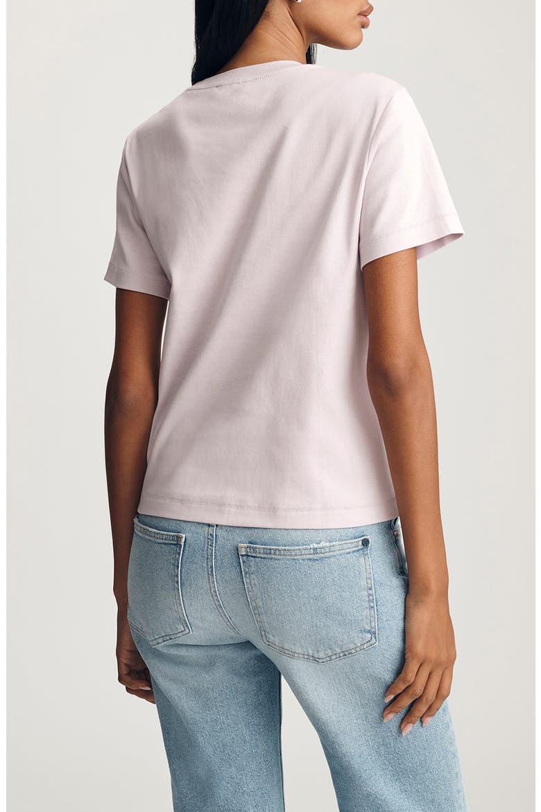 Nina Crewneck Cotton T-Shirt, Alternate, color, ORCHID HUSH