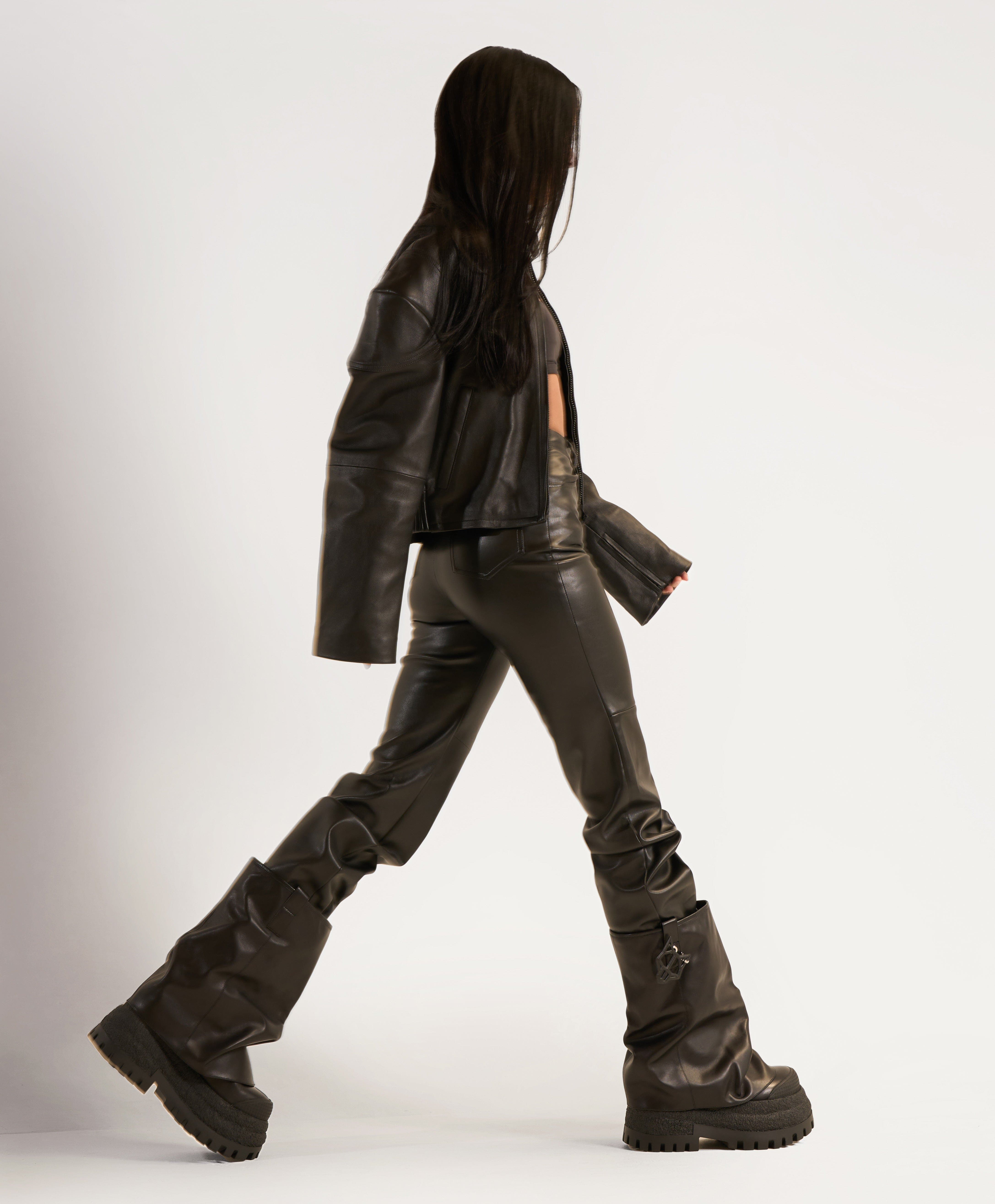 Naked Wolfe Disturb Suede Boot, Alternate, color, Black