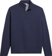 Peter Millar Quad Quilted Quarter Zip Pullover