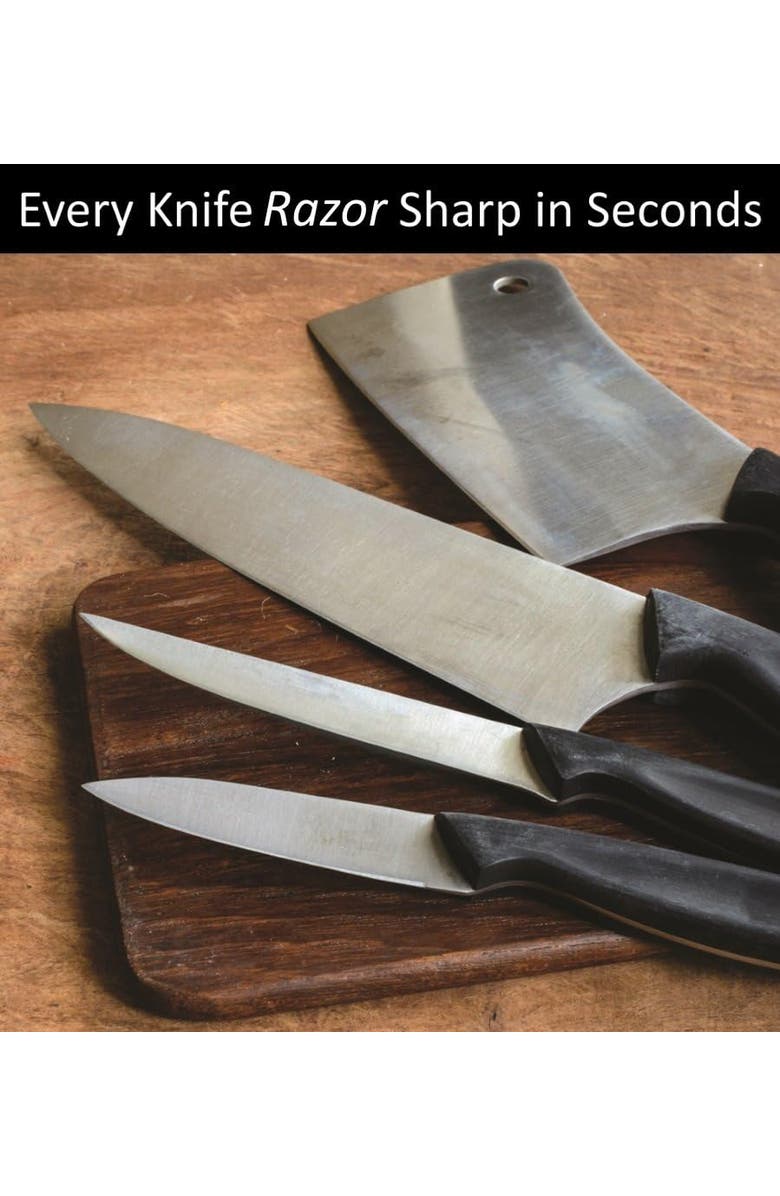 Brentwood Electric Knife Sharpener, Alternate, color, White