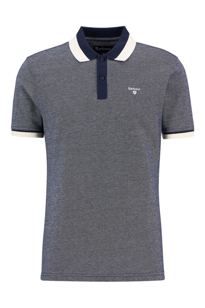 Helwith Tailored Fit Cotton Polo, Alternate, color, NAVY