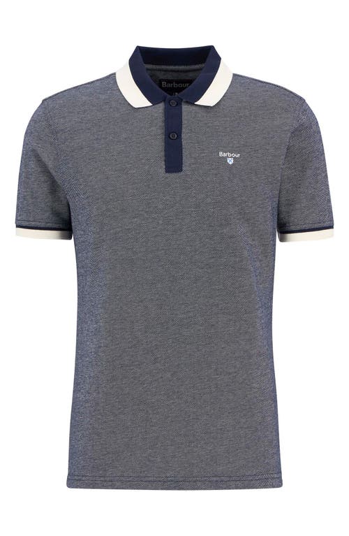 Barbour Helwith Tailored Fit Cotton Polo In Gray