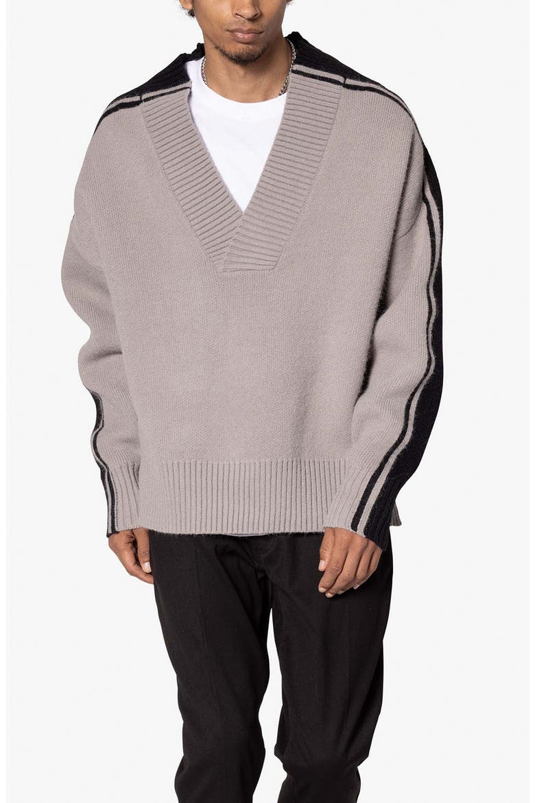 University Sweater, Alternate, color, BLACK/ GREY