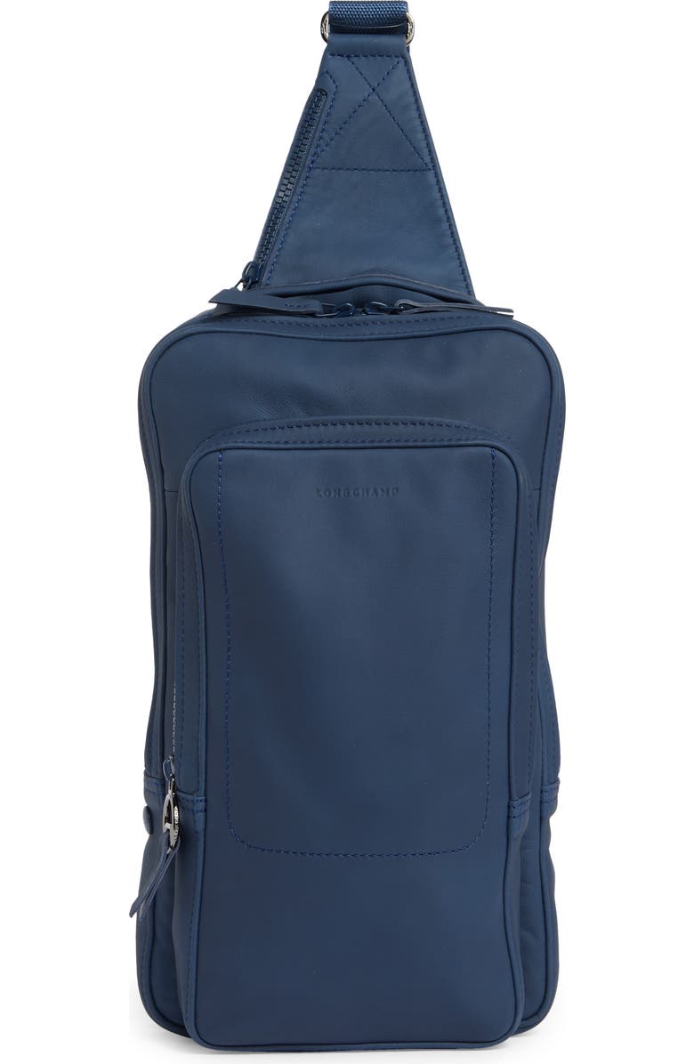 Longchamp Small Parisis Leather Sling Bag, Main, color, Baltik