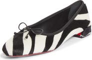 Christian Louboutin Sweetie Jane Genuine Calf Hair Flat