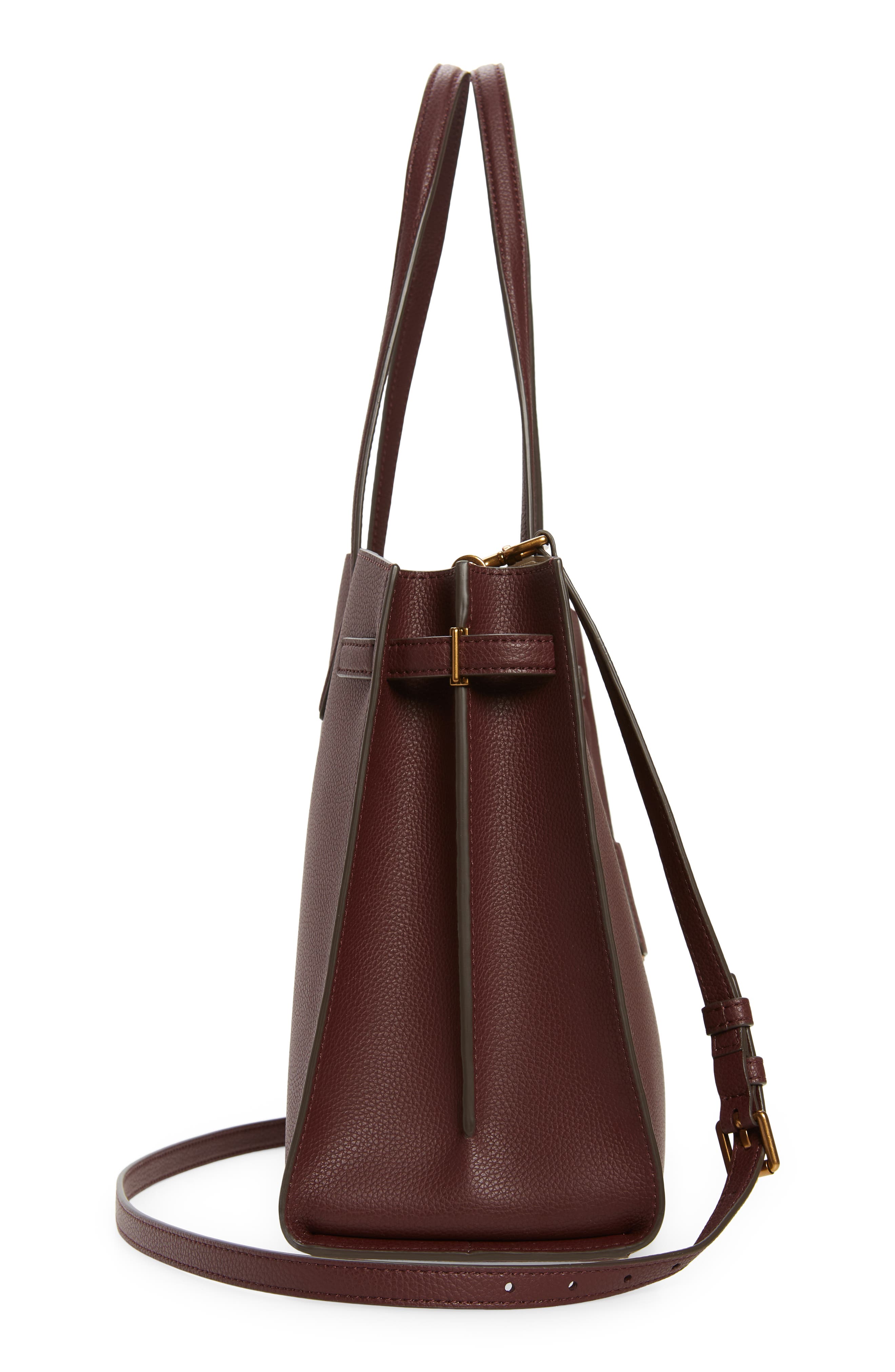 Tory Burch Walker Leather Satchel, Alternate, color, 