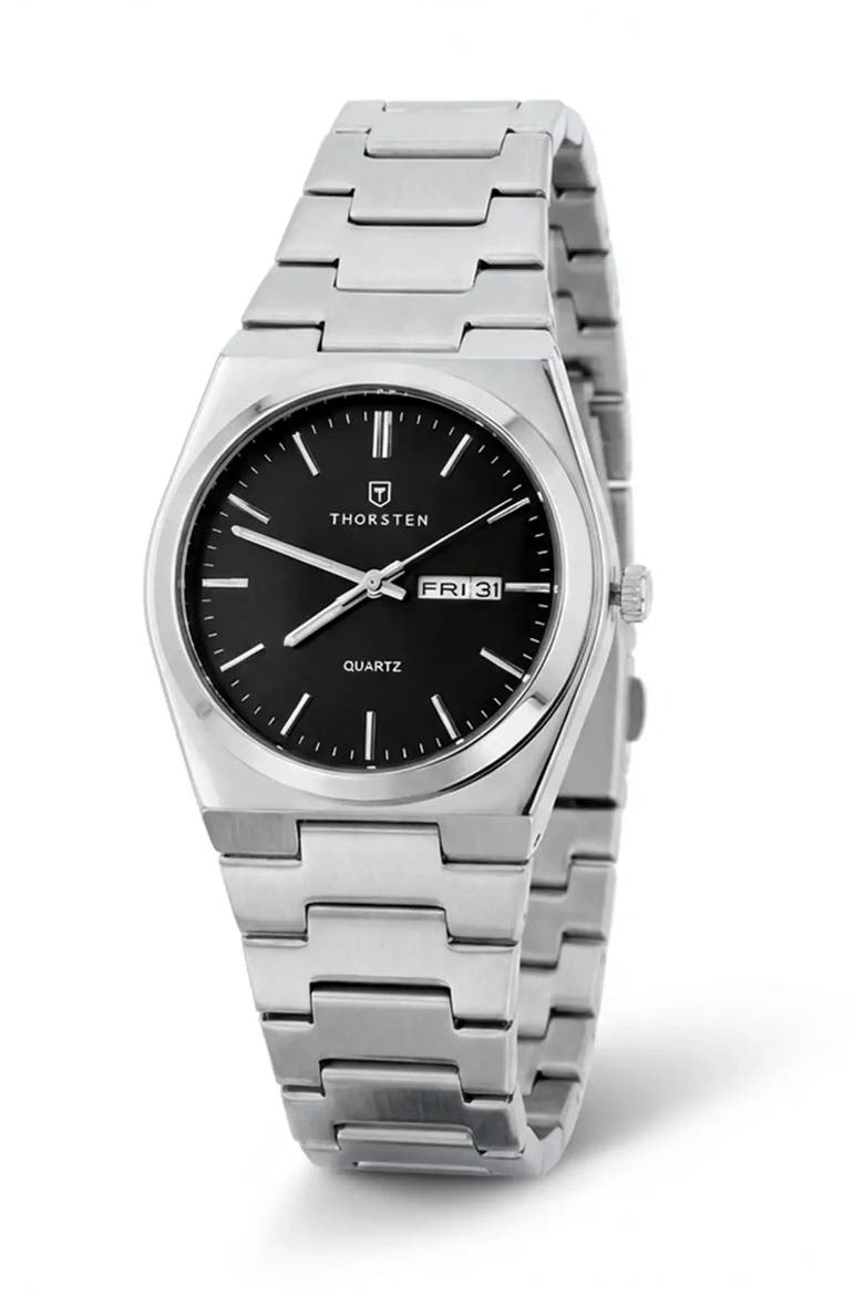 Professional Bracelet Watch, Alternate, color, Black / Silver