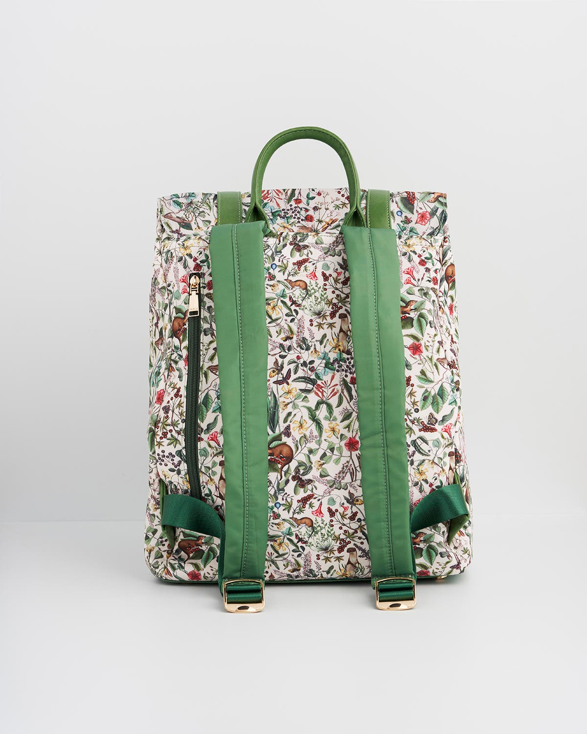 Fable England Garden Floral Buckle Backpack, Alternate, color, Light/Pastel Green