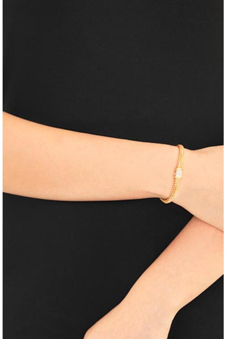 Chain Classic Pavé Diamond Bracelet, Alternate, color, GOLD/ DIAMOND