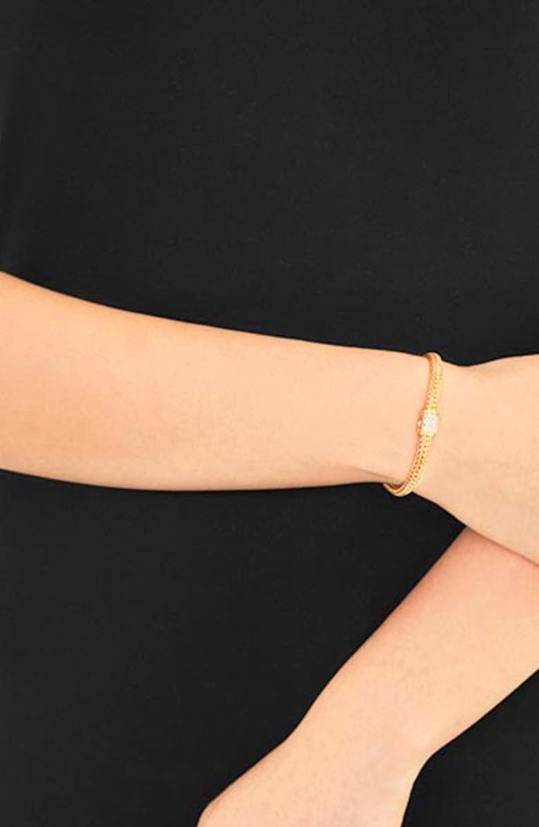John Hardy Chain Classic Pavé Diamond Bracelet, Alternate, color, 