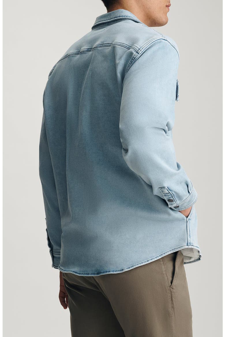 Asher Overshirt, Alternate, color, LIGHT BLUE EXPLORER