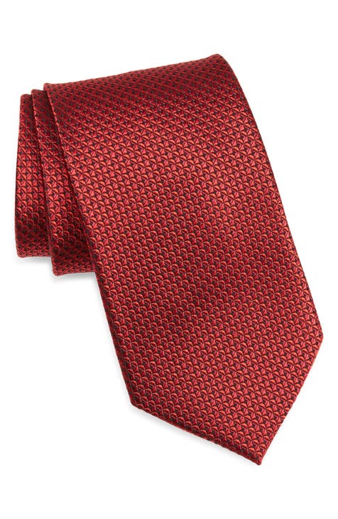 Red tie for men discount