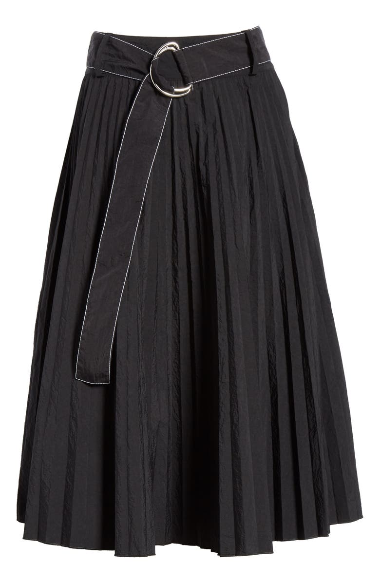 Proenza Schouler White Label Belted Parachute Skirt, Alternate, color, 