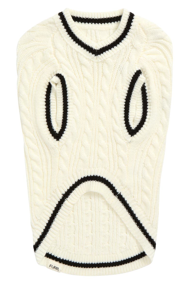 Forty Love Pet Sweater, Alternate, color, CREAM