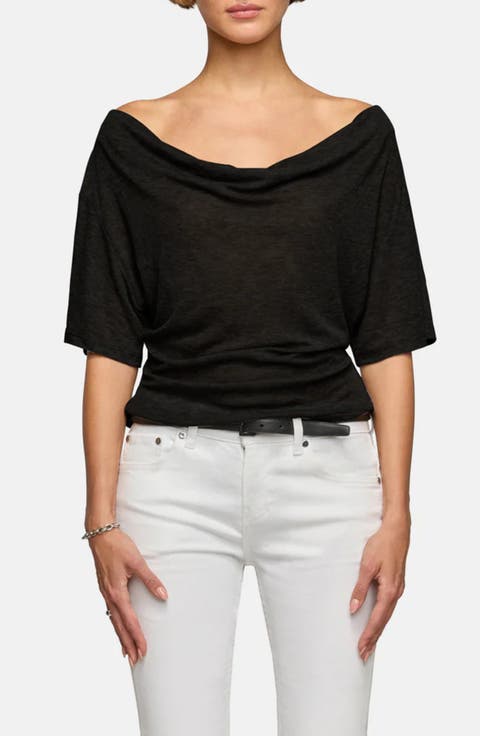 Madeo Cowl Neck T-shirt