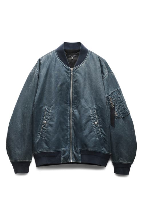 Rag & Bone Men's Manston Nylon Bomber Jacket In Salute