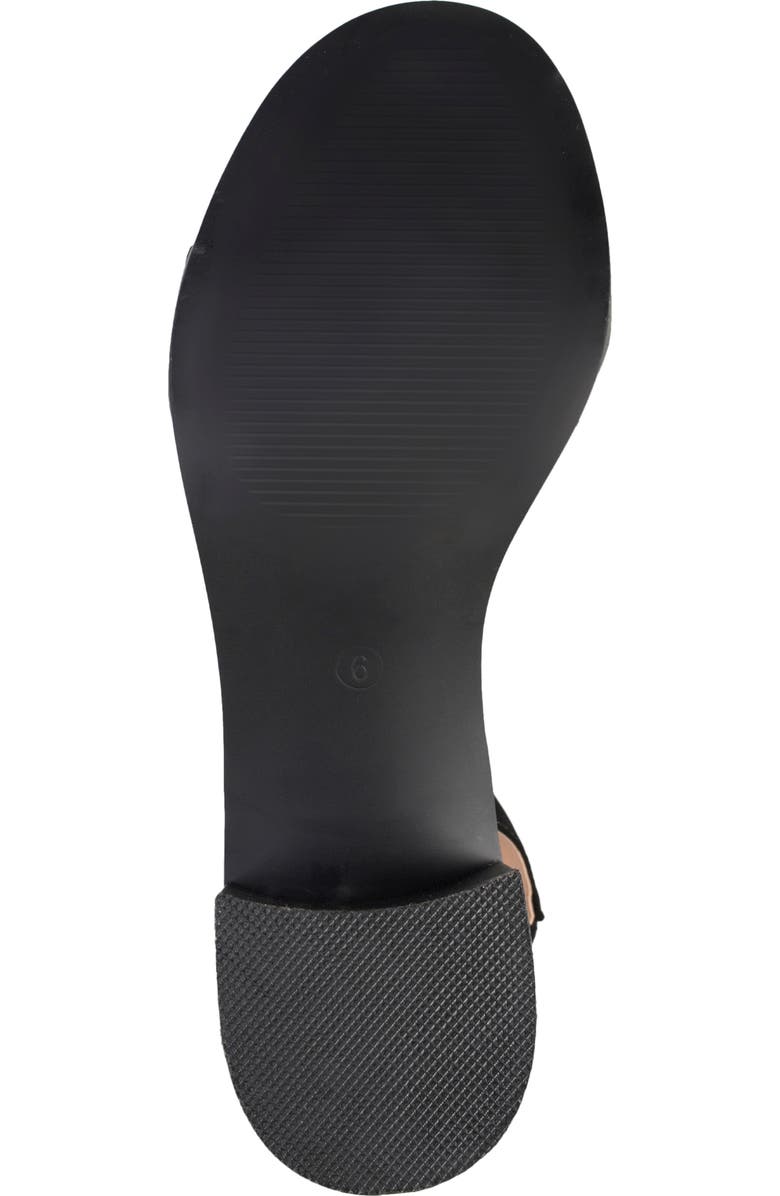 Journee Collection Percy Open Toe Heeled Sandal, Alternate, color, Black