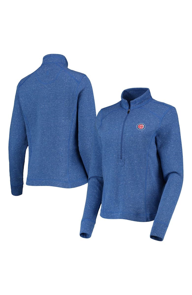 johnnie-O Women's johnnie-O Royal Chicago Cubs Kennedy Slub Half-Zip Sweatshirt, Main, color,
