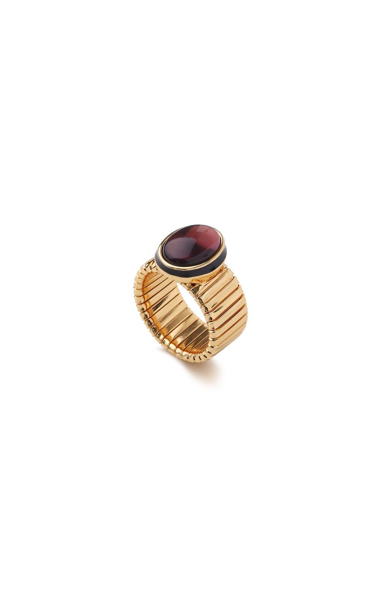 RETRO CHIC Gladiator Legacy Ring, Main, color, Gold & Red