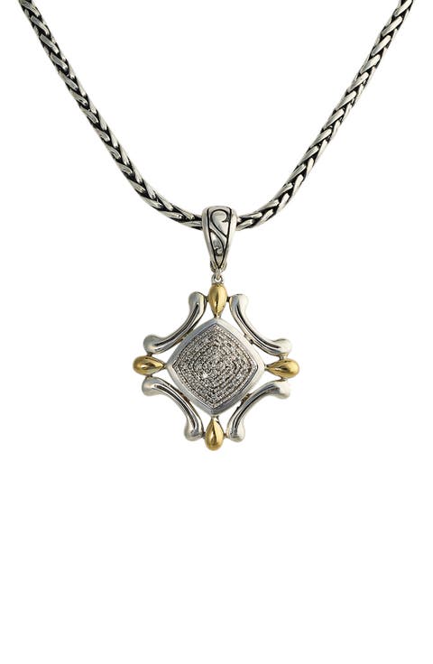 Diamond Pavé Pendant Necklace