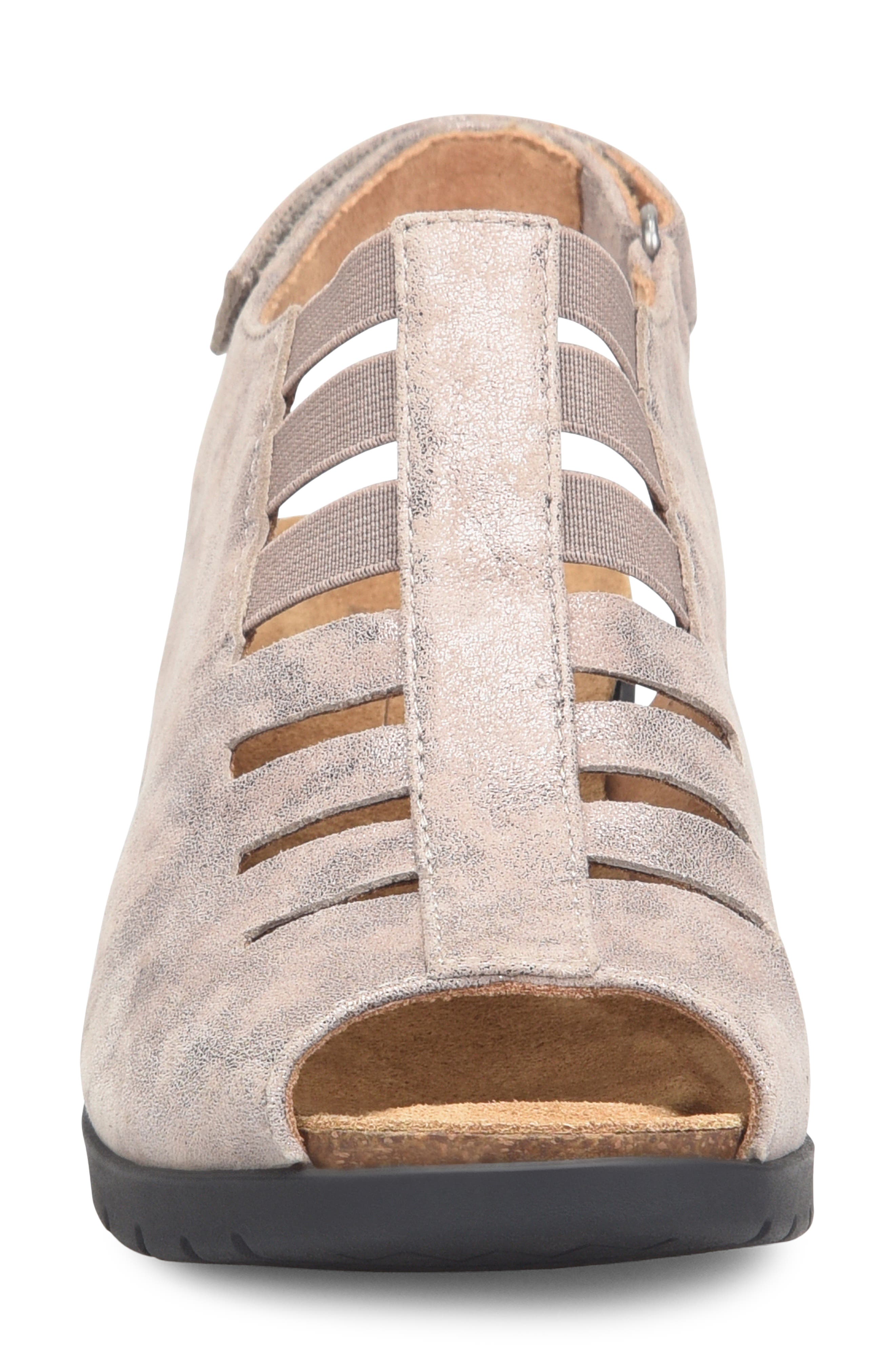 Alana Slingback Wedge Sandal - Wide Width Available, Alternate, color, SMOKE