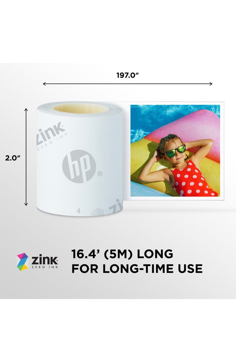 HP Sprocket Panorama Paper Roll, Alternate, color, White