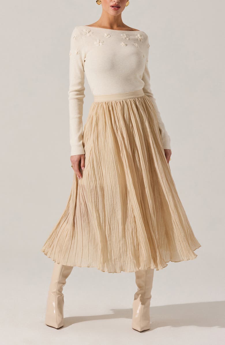 ASTR the Label Bluma Floral Embroidery Sweater, Alternate, color,