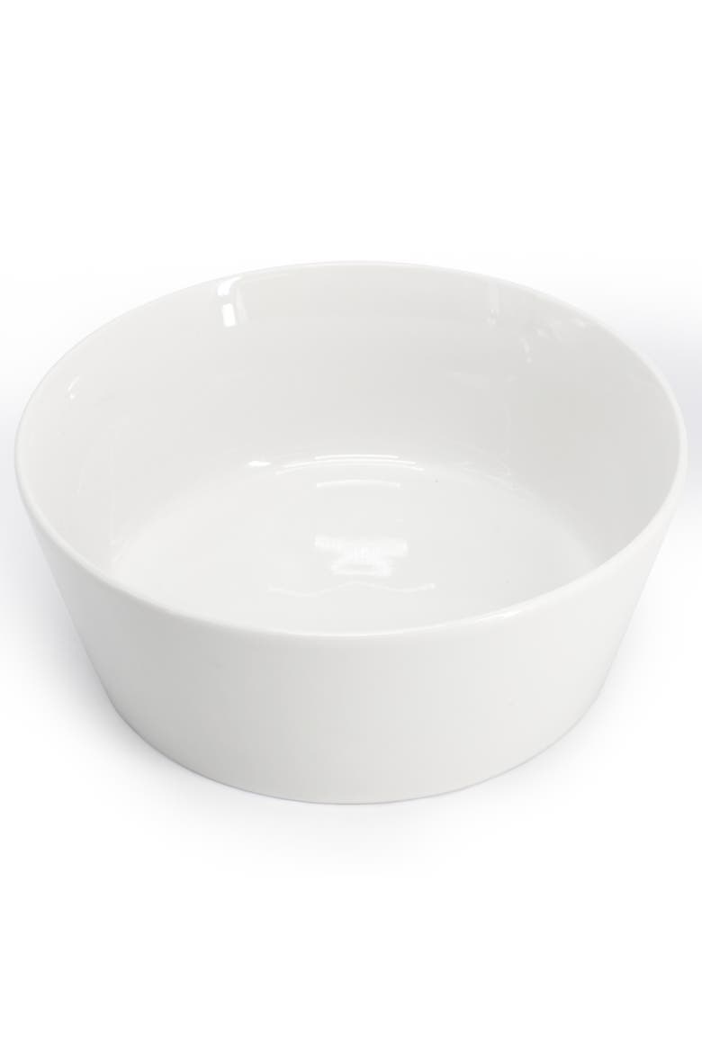 2 Piece 6.75 Inch Round Fine Ceramic Side Bowl Sets, Alternate, color, White