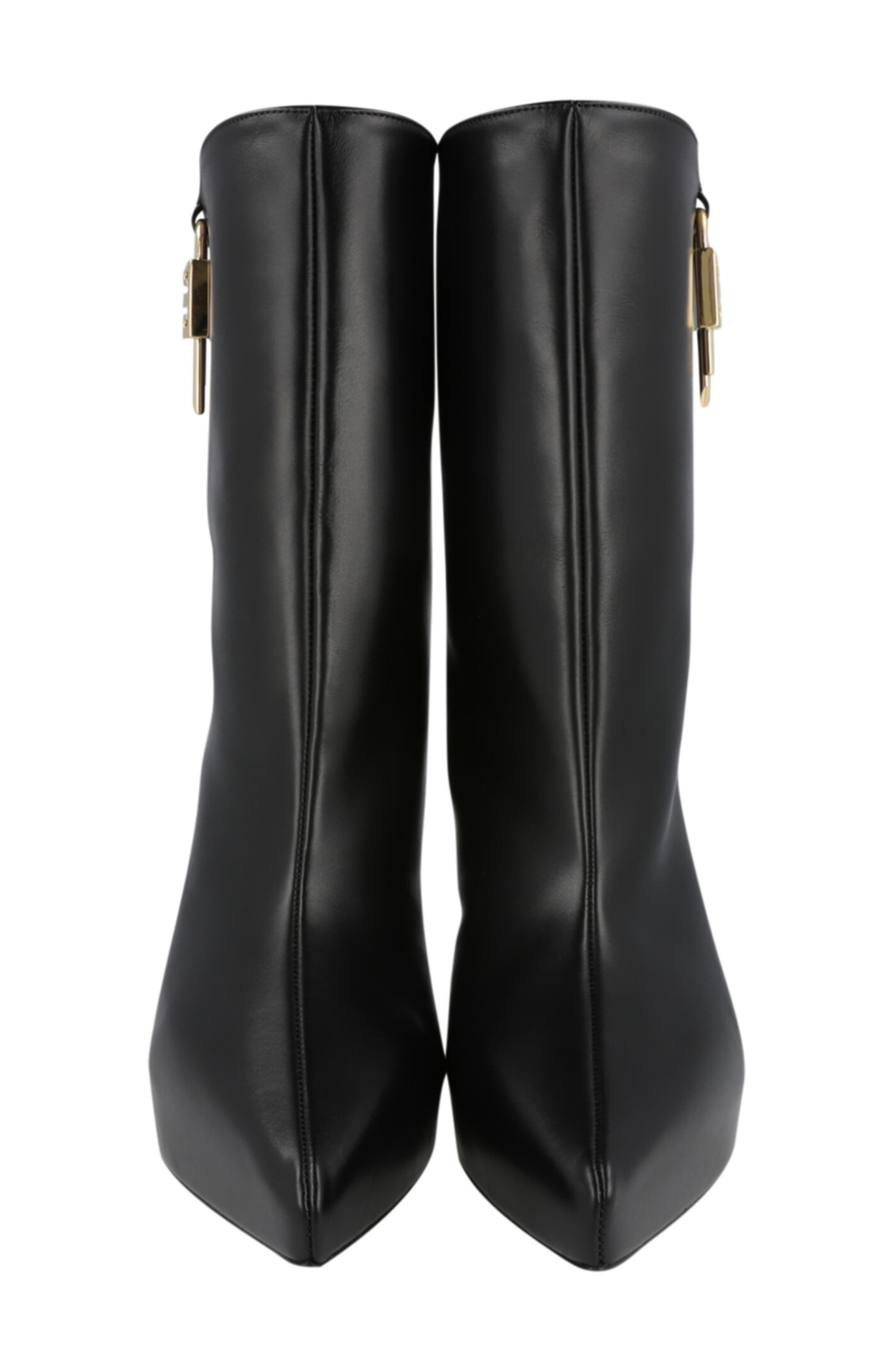 Givenchy G-Lock Leather Wedge Boot, Alternate, color, Black