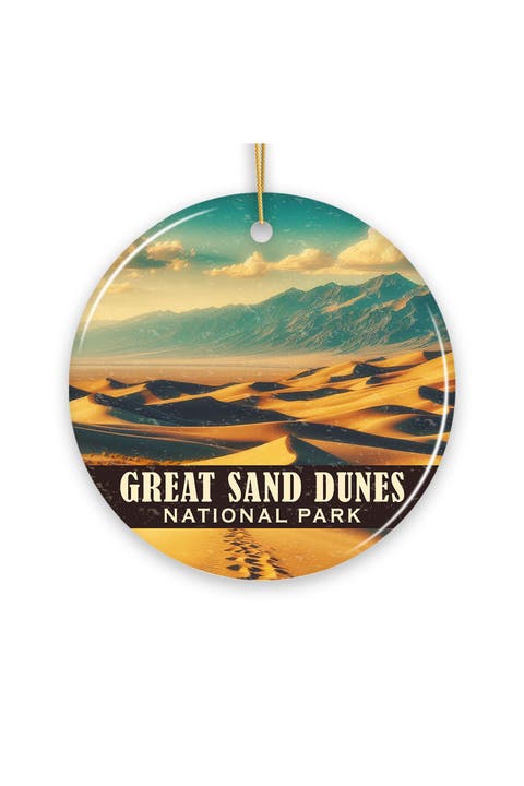 Great Sand Dunes National Park Ceramic Ornament