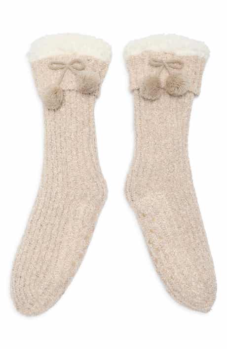 Honeydew Cuddle Pom Slipper Socks