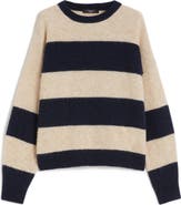 Weekend Max Mara Tuono Stripe Alpaca & Wool Blend Sweater