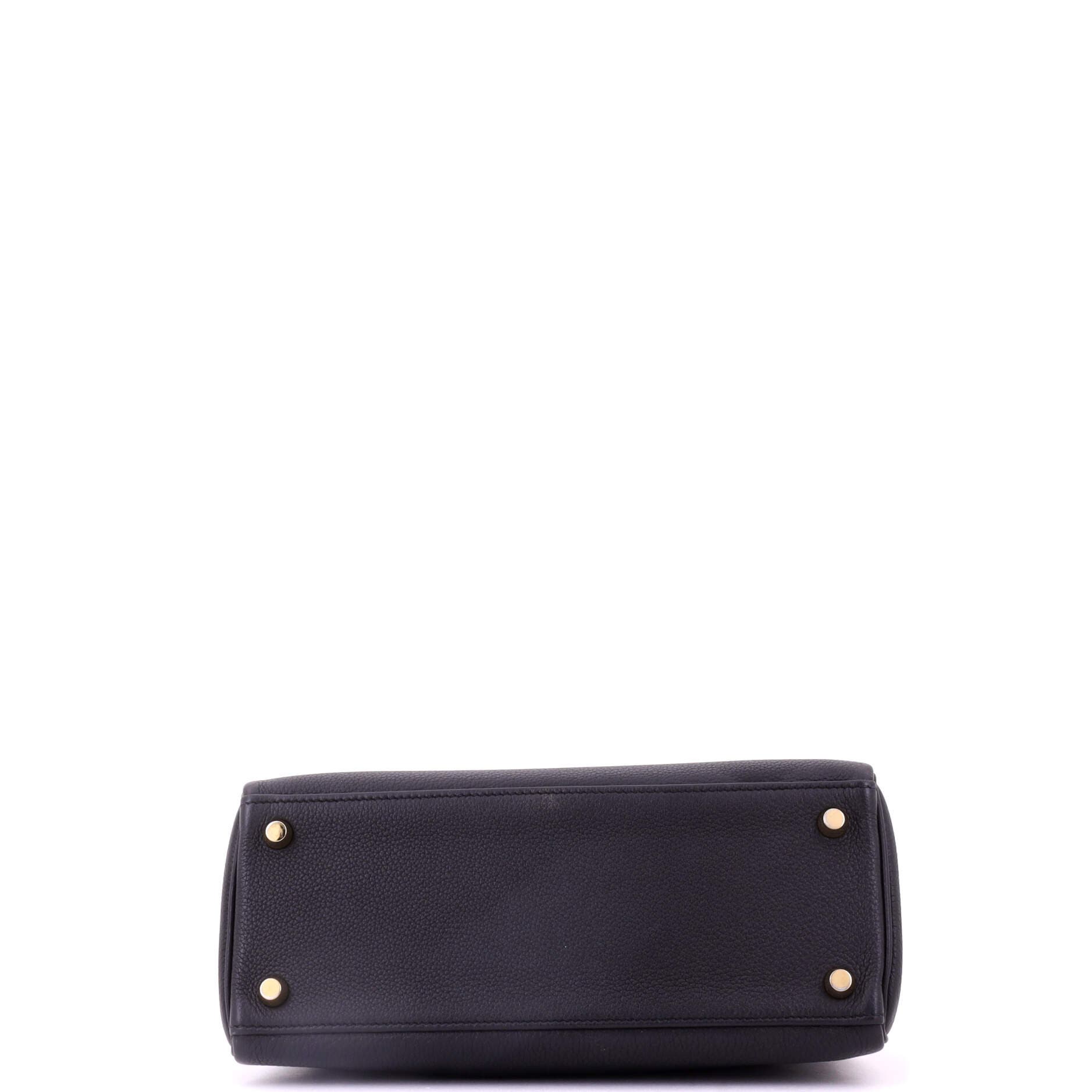 Kelly Handbag Black Togo with Gold Hardware 25, Alternate, color, Black