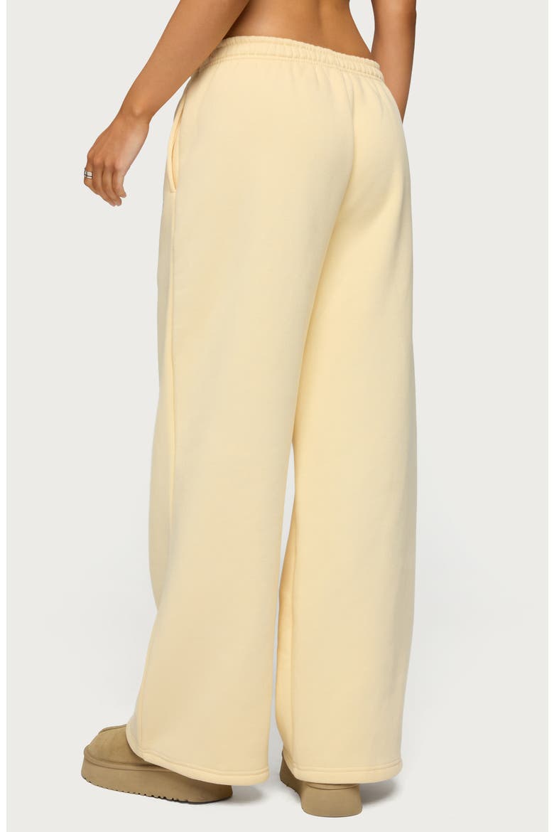 Lover Wide Leg Sweatpants, Alternate, color, YELLOW