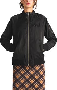 Members Only Women's Satin Bomber Jacket