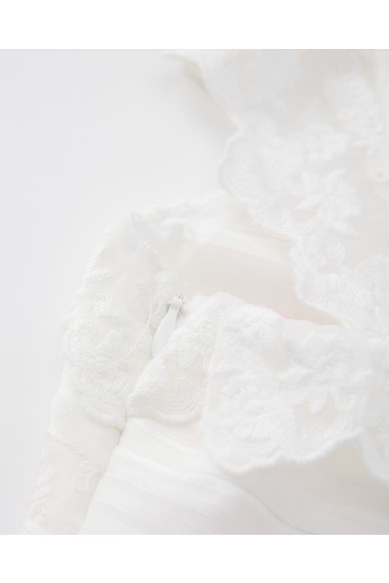 Selina Frill Mini Dress, Alternate, color, Ivory
