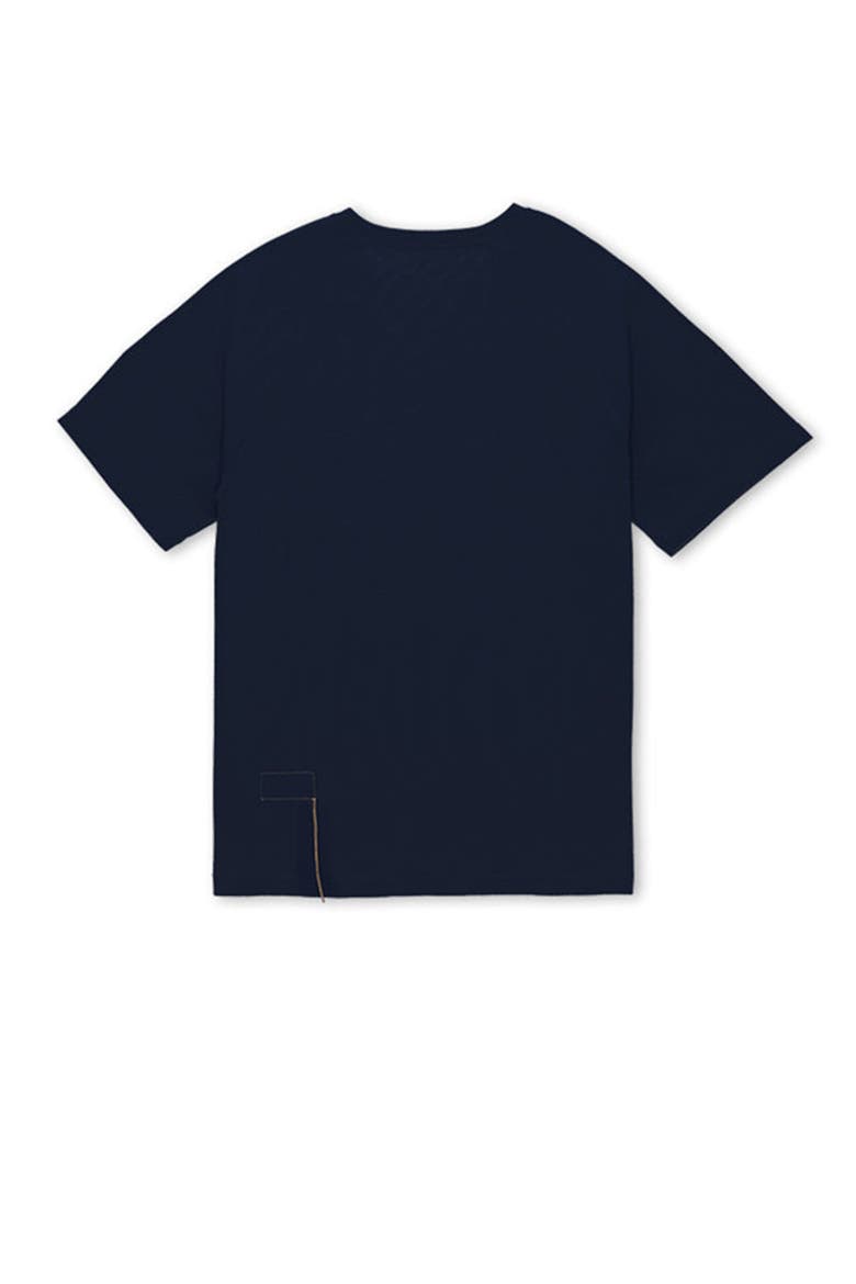 Vermont Jersey T-Shirt with Chest Pocket, Alternate, color, BLUE