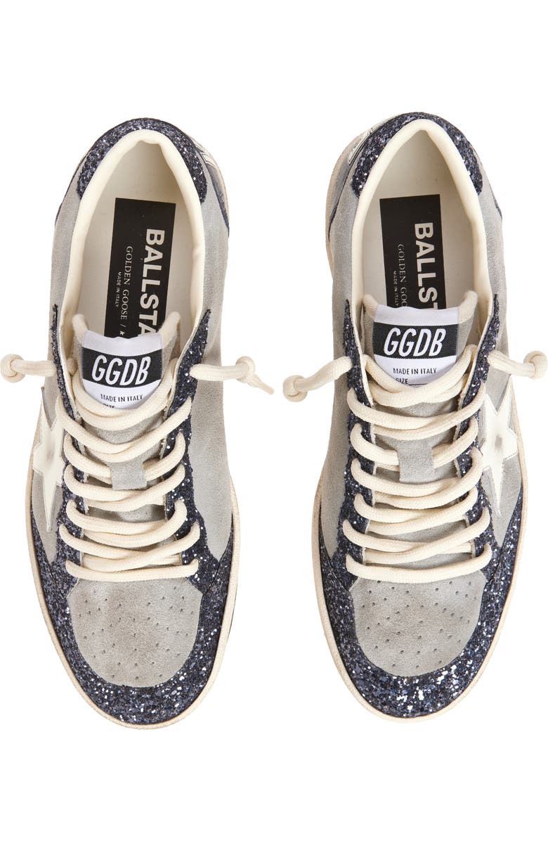 Golden Goose Ball Star Low Top Sneaker, Alternate, color, Grey/ Navy Blue/ Cream