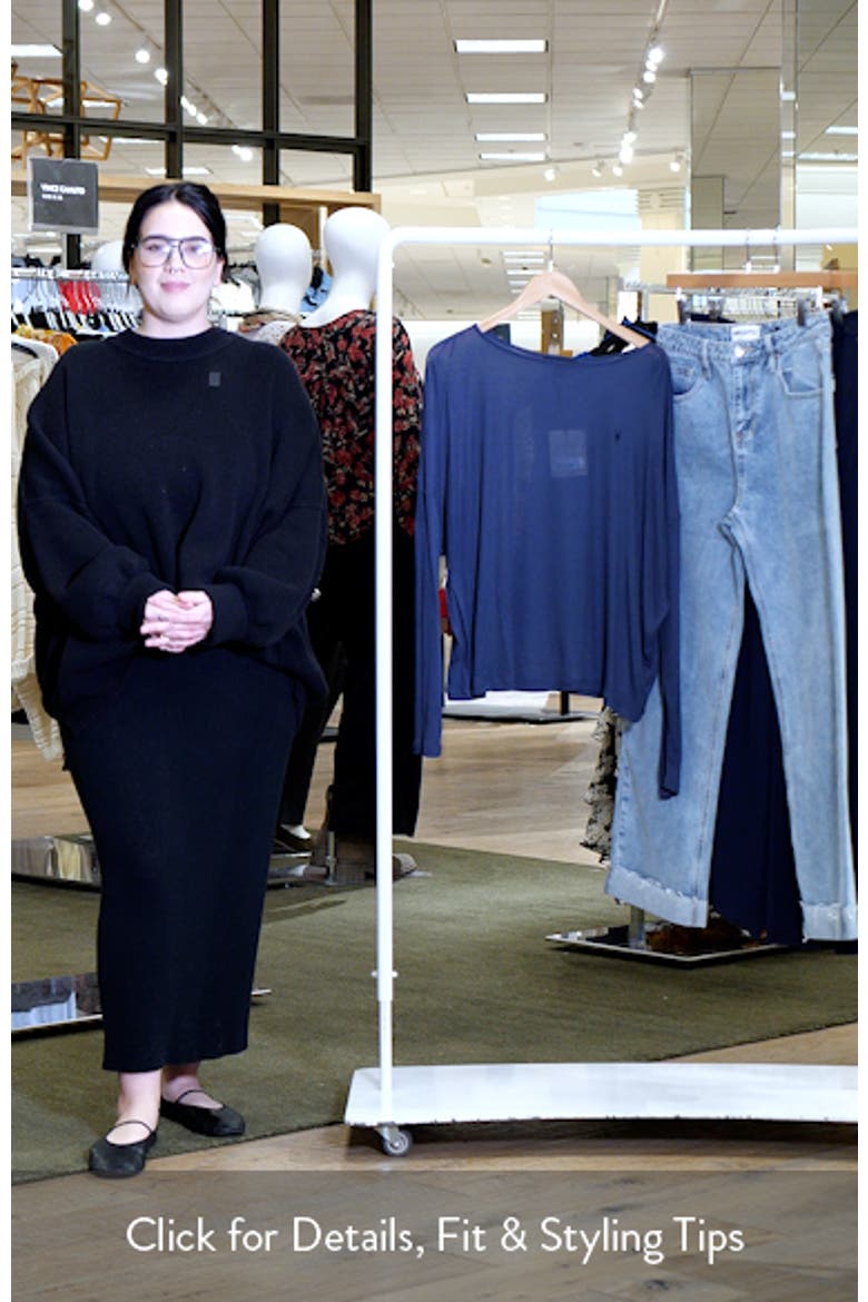 Rita Francesco Long Sleeve Boatneck T-Shirt video
