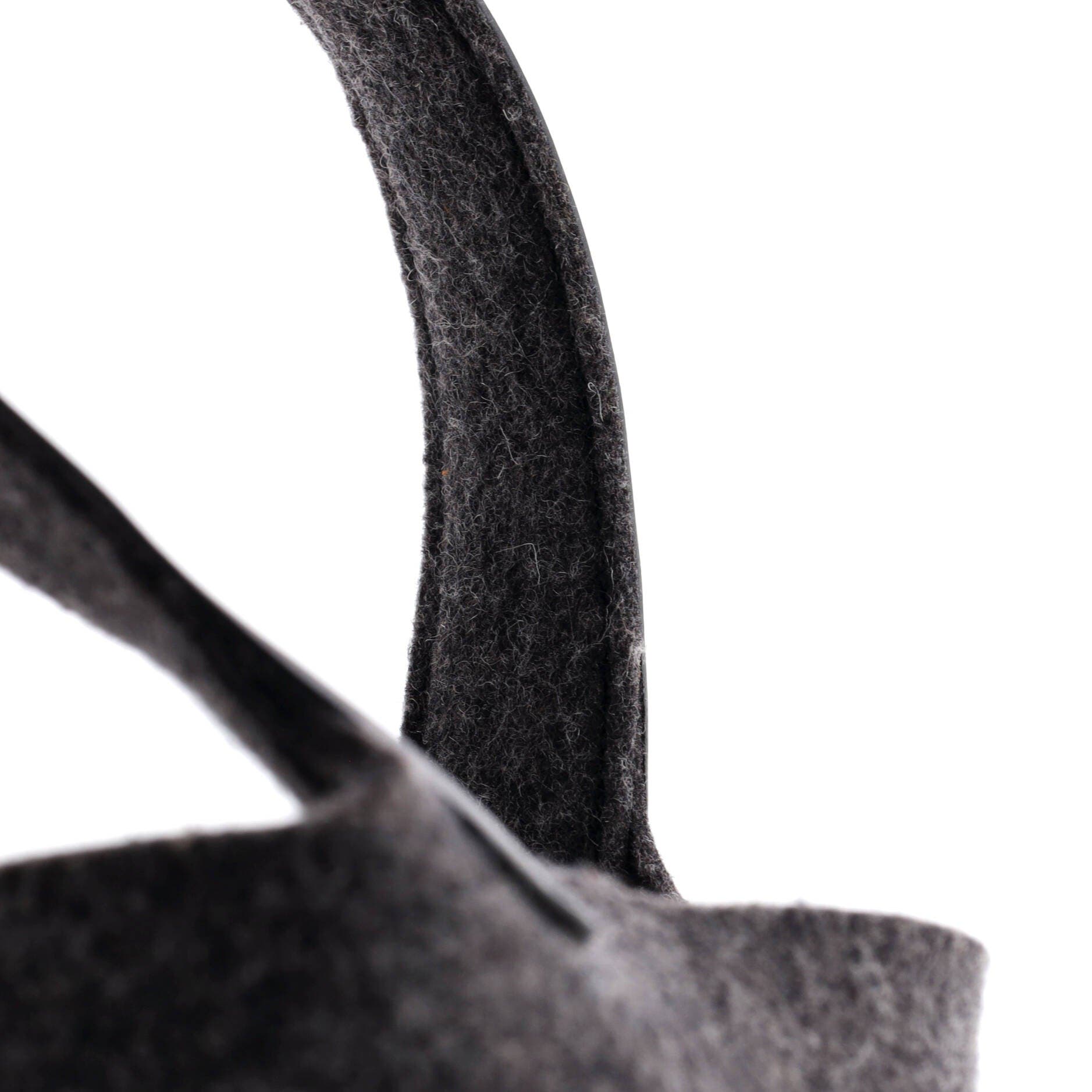 Pre-Owned Hermes Picotin Lock Bag Felt with Leather PM, Alternate, color, Gris Moyen