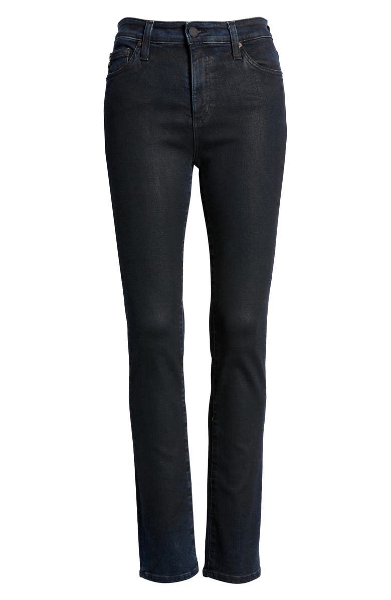 AG Mari High Waist Stretch Slim Straight Leg Jeans, Alternate, color, 