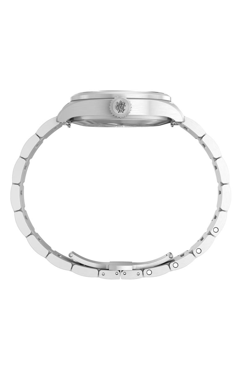 Timex<sup>®</sup> Waterbury Ace Bracelet Strap Watch, 41mm, Alternate, color, Silver