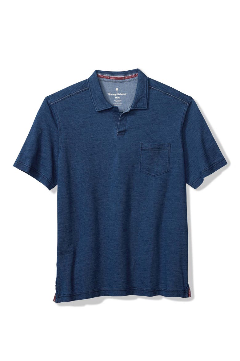 Solreno Cove Polo, Main, color, INDIGO