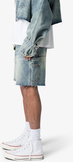 【COSYHARU】Non-fade Bermuda Snap Denim Pants COSYHARU】Non-fade Bermuda Snap Denim Pants (COSYHARU/ハーフ